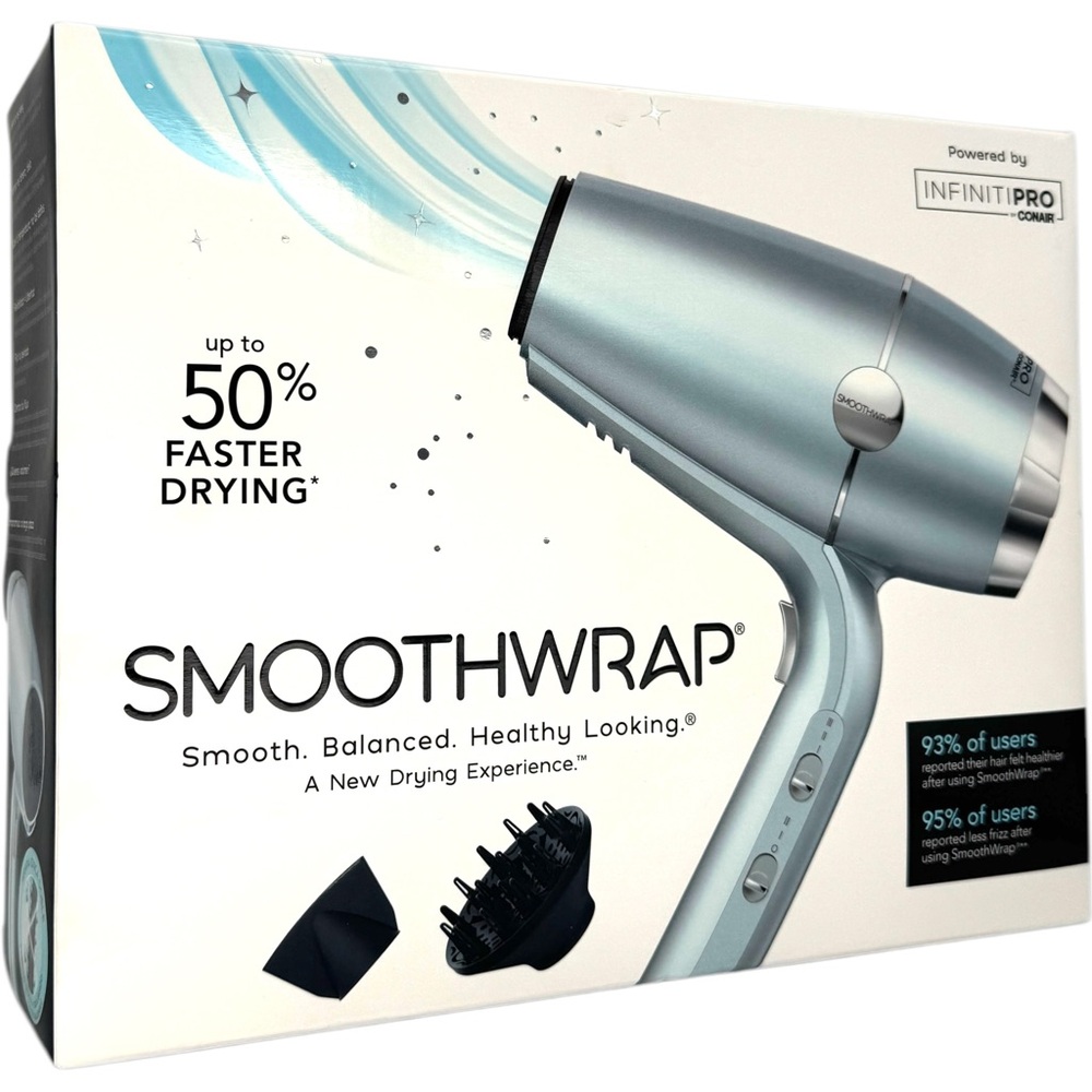 Conair InfinitiPRO SmoothWrap Blue Hair Dryer - Picture 5 of 5